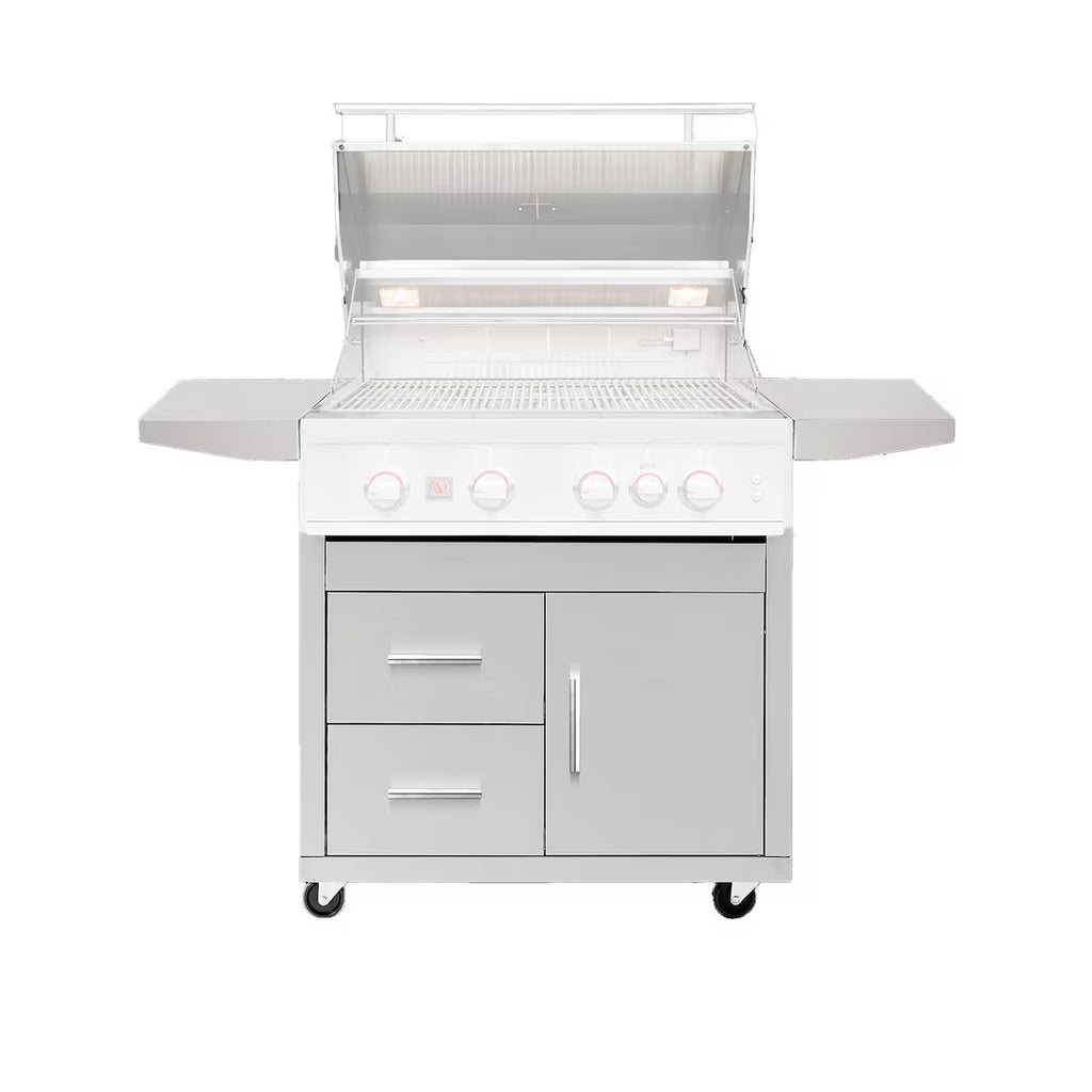 Summerset Deluxe Cart for 32″ Sizzler / Sizzler Pro Grill - CART-SZR32-DC