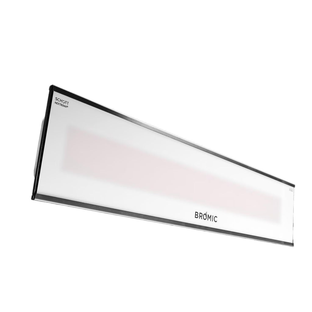 Bromic Heating Platinum Smart-Heat Series II 50-Inch 3400W 11,600 BTU 240V Electric Patio Heater - White - BH0320008