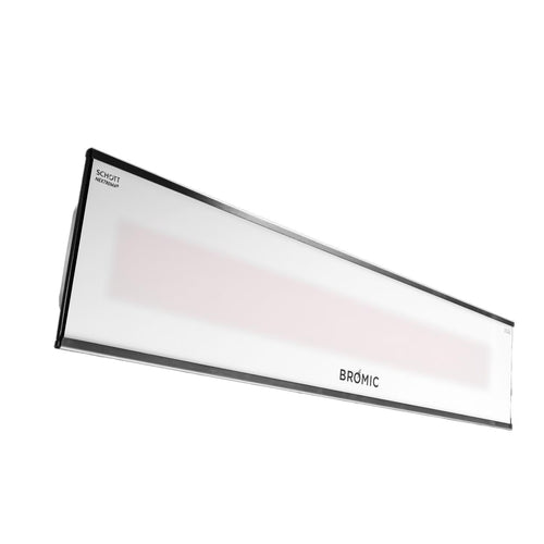 Bromic Heating Platinum Smart-Heat Series II 50-Inch 3400W 11,600 BTU 240V Electric Patio Heater - White - BH0320008