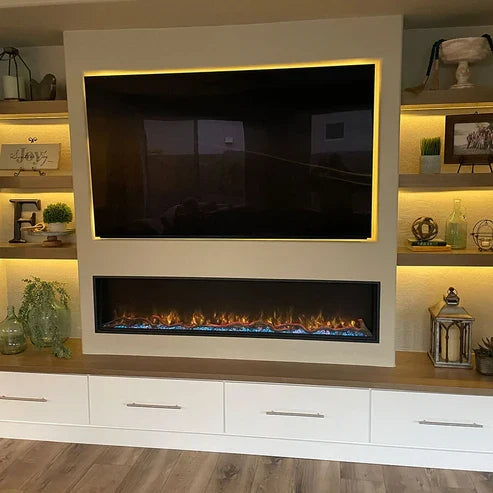 Modern Flames Orion V2 Slim Linear LCD Electric Fireplace