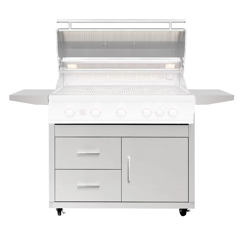 Summerset Deluxe Cart for 40″ Sizzler / Sizzler Pro Grill - CART-SZR40-DC