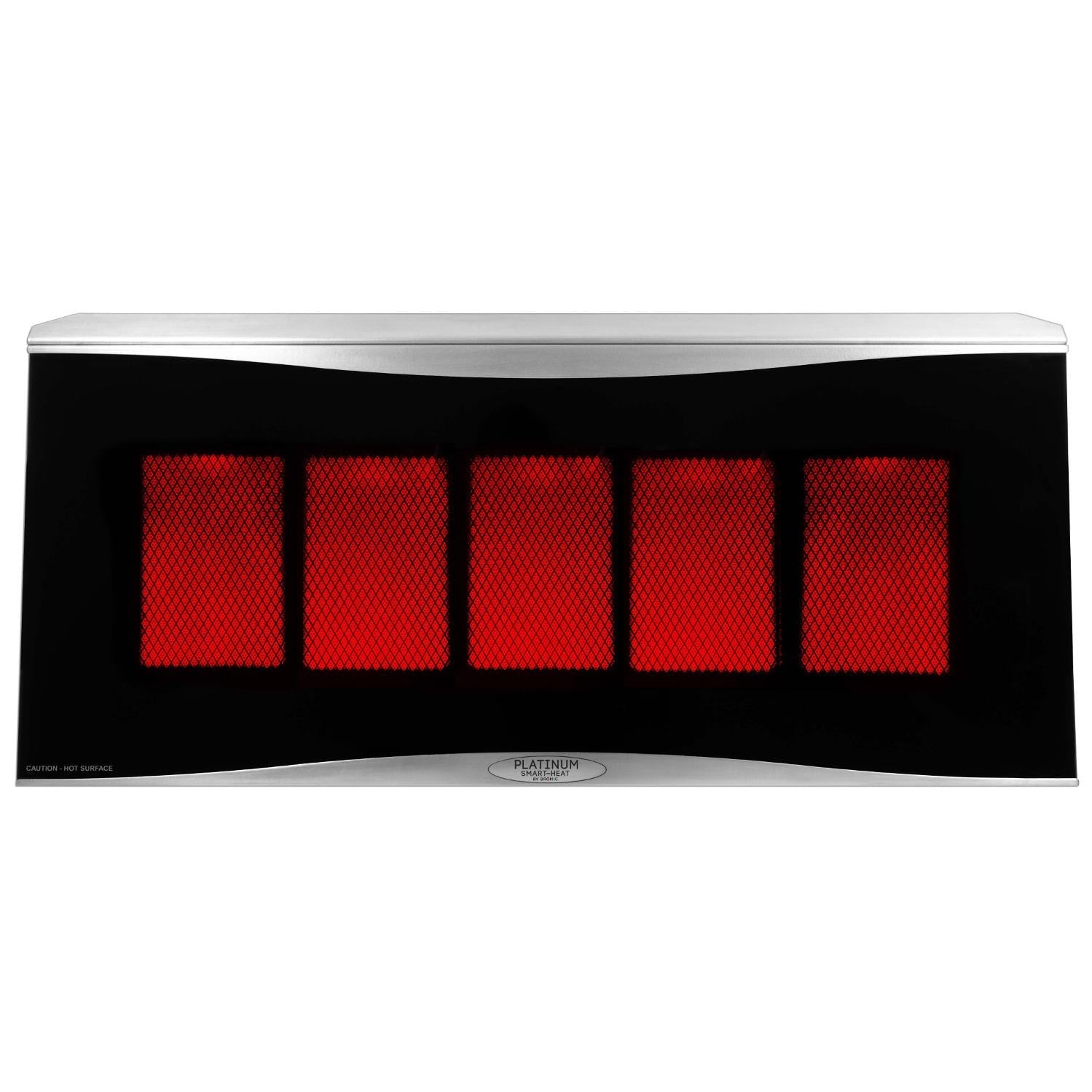 Bromic Heating Platinum 500 Smart-Heat 29-in 39,800 BTU Natural Gas Patio Heater - BH0110003