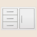 Summerset 33" 3-Drawer and Access Door Combo (DC3-33)