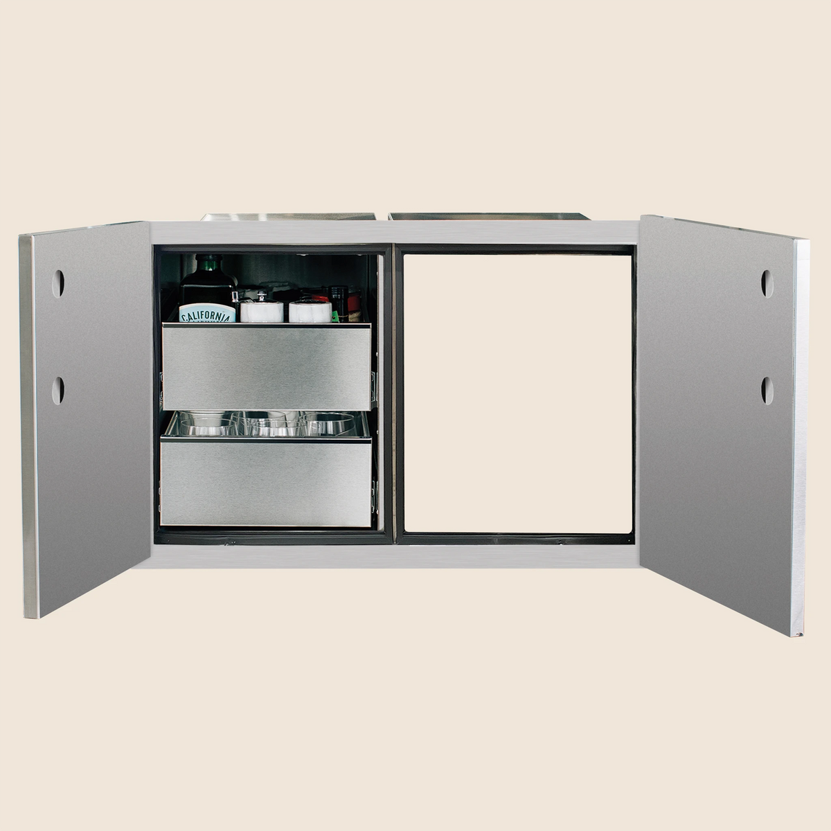 Summerset 36" 2-Drawer Dry Storage Pantry & Access Door Combo (DP-36AC)