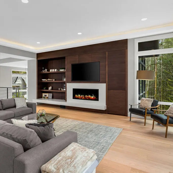 Modern Flames Orion V2 Slim Linear LCD Electric Fireplace