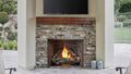 Majestic Courtyard 36" Outdoor Gas Fireplace in outdoor patio setting