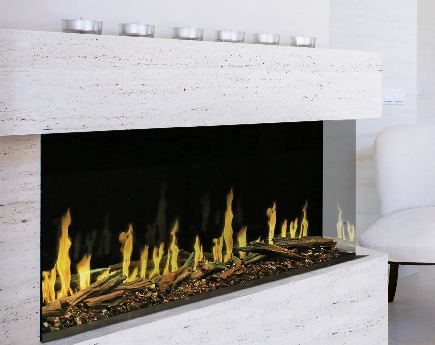 Modern Flames Orion V2 Multi Linear LCD Electric Fireplace