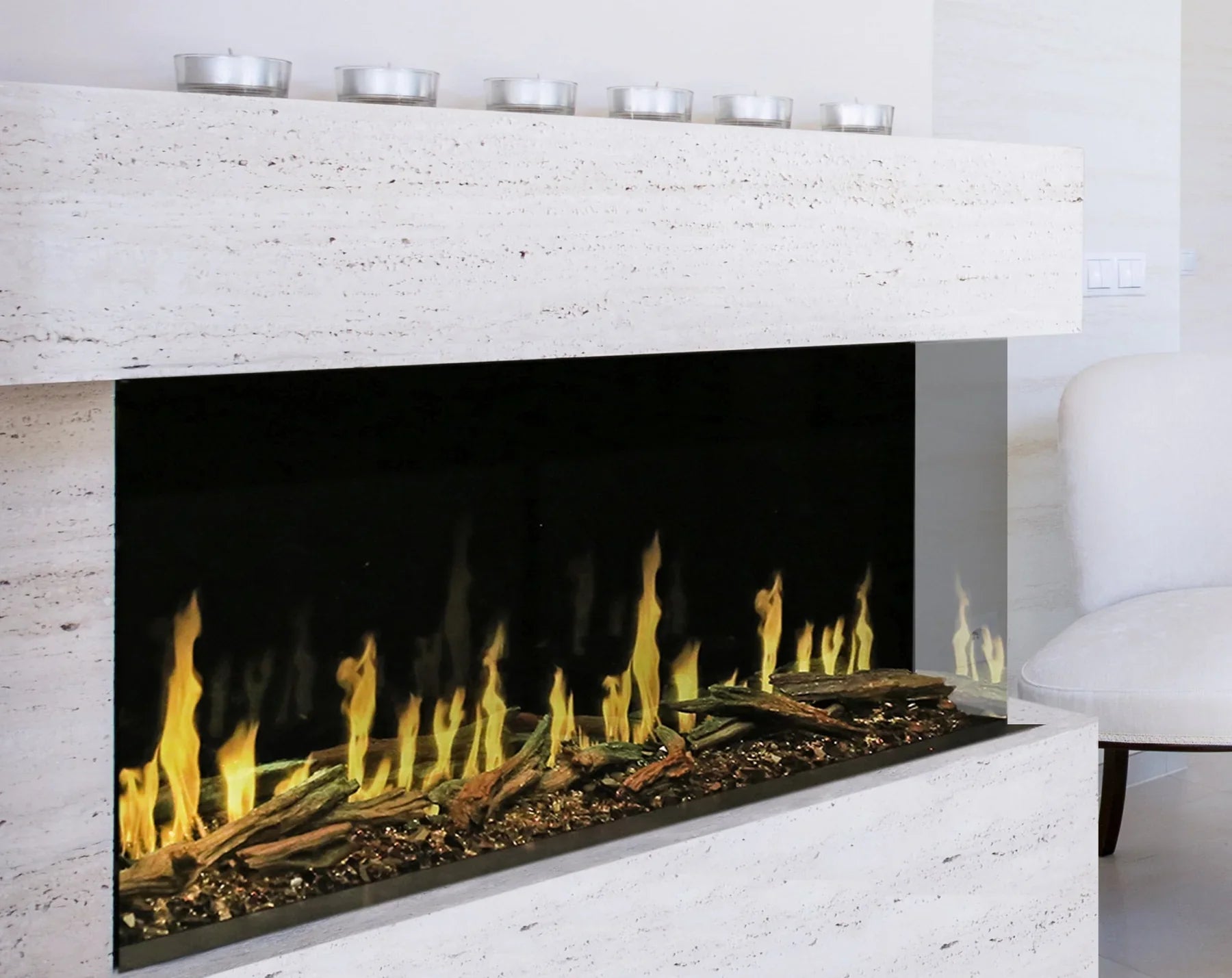 Modern Flames Orion V2 Multi Linear LCD Electric Fireplace