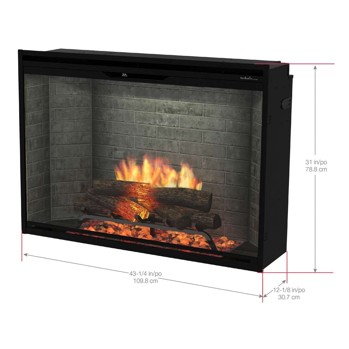 Revillusion 42in Built-In Firebox