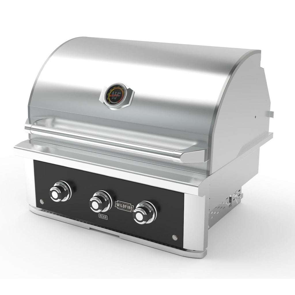 Wildfire Ranch Pro 30" Built-In Black Stainless Steel Gas Grill