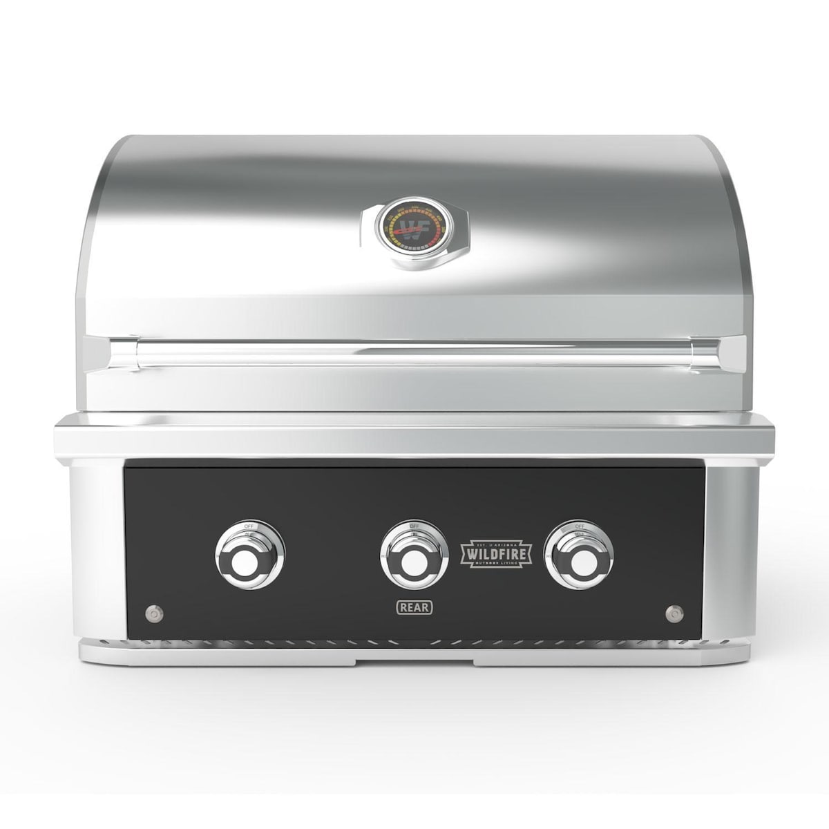 Wildfire Ranch Pro 30" Built-In Black Stainless Steel Gas Grill