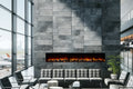 SimpliFire Triton 78 inch linear electric fireplace