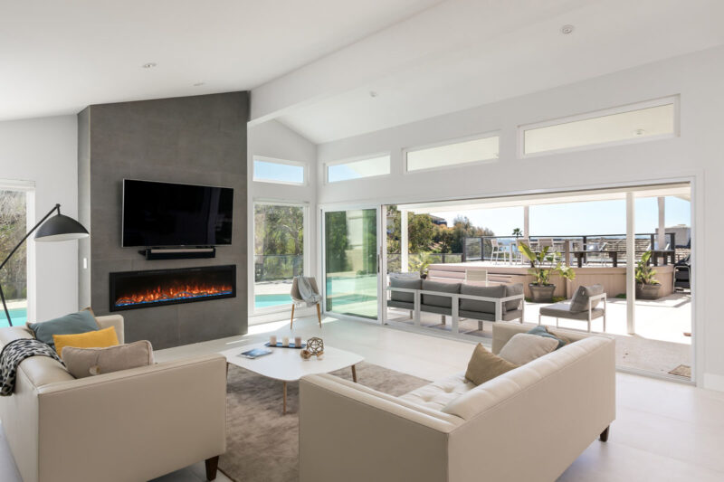 Modern Flames Spectrum Slimline Wall Mount/Recessed Electric Fireplace