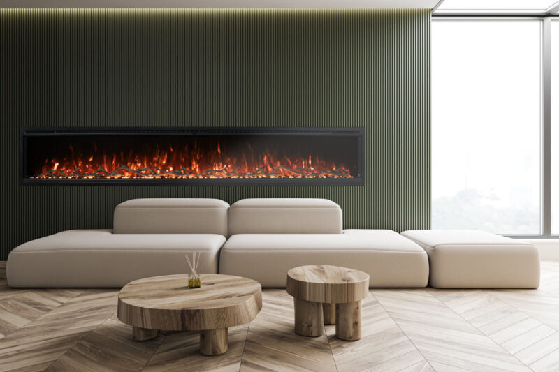 Modern Flames Spectrum Slimline Wall Mount/Recessed Electric Fireplace