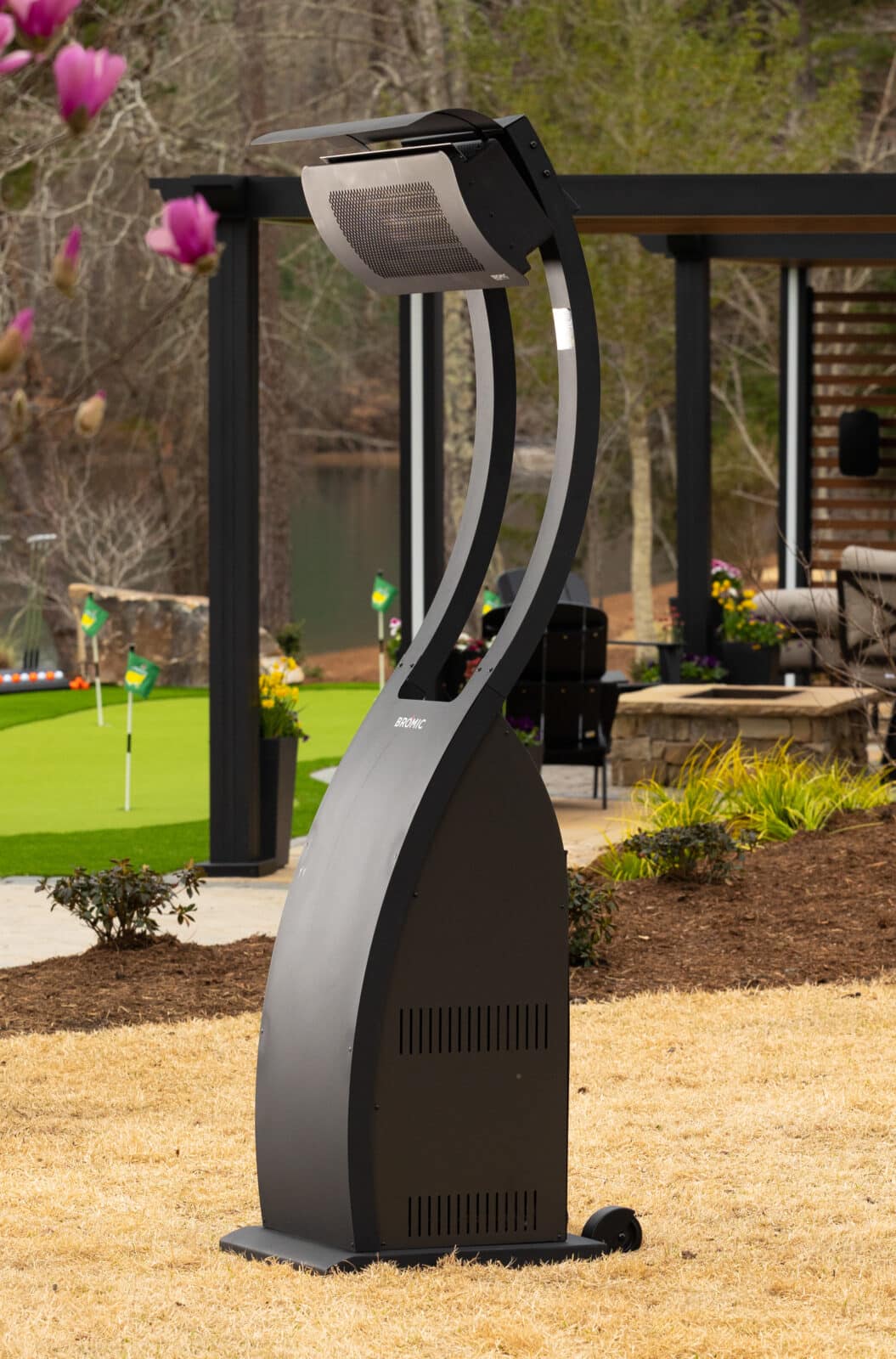 Bromic Heating Tungsten Smart-Heat 38,500 BTU Natural Gas Freestanding Portable Patio Heater - BH0510005