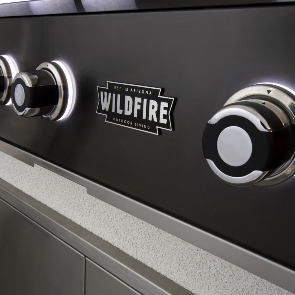 Wildfire Ranch Pro 36" Built-In Black Stainless Steel Gas Grill