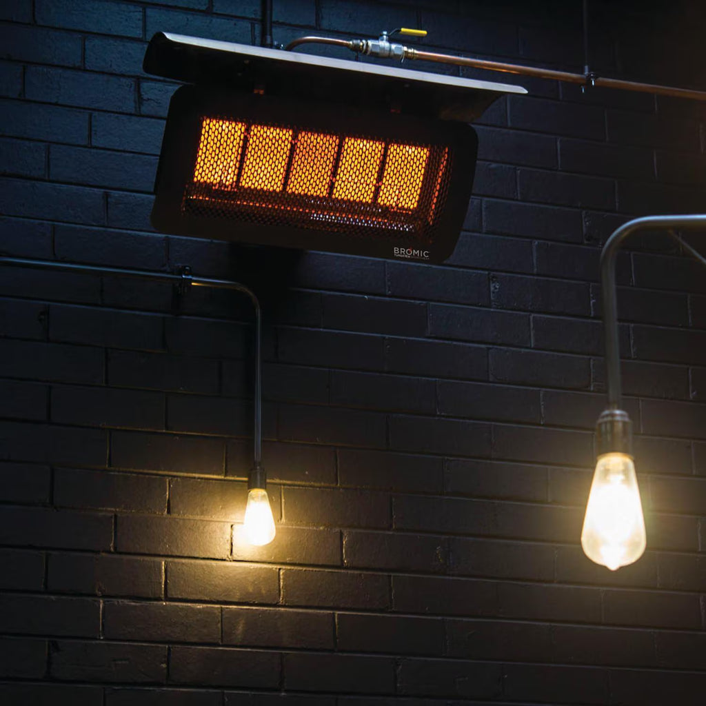 Bromic Heating Tungsten 500 Smart-Heat 25-in 43,000 BTU Natural Gas Patio Heater - BH0210003