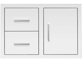 Summerset 33" Masonry Frame 2-Drawer and Access Door Combo (DC2-33M)
