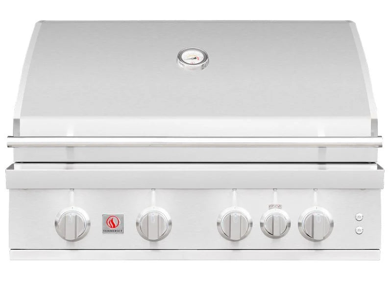 Summerset Sizzler Pro 32-Inch 4-Burner Built-In Gas Grill With Rear Infrared Burner