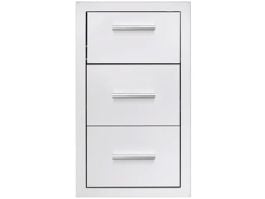 Summerset 17" Masonry Frame Vertical 2-Drawer & Paper Towel Holder (TDC-17M)